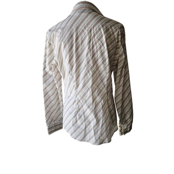 SizeNew York & Company City Stretch Button-Up Blouse, Size M - Picture 4 of 4